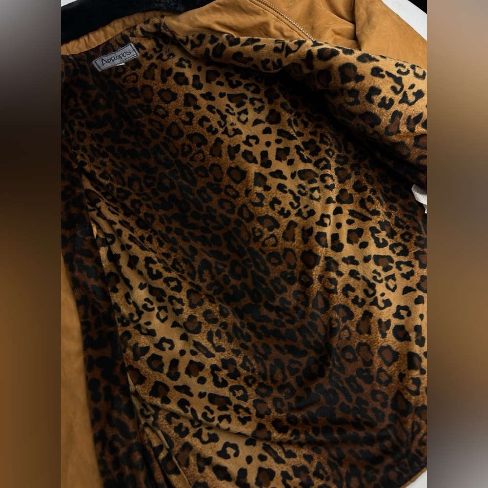 VNTG - APROPOS - SOFFFFFFT LEOPARD LINED - Coat